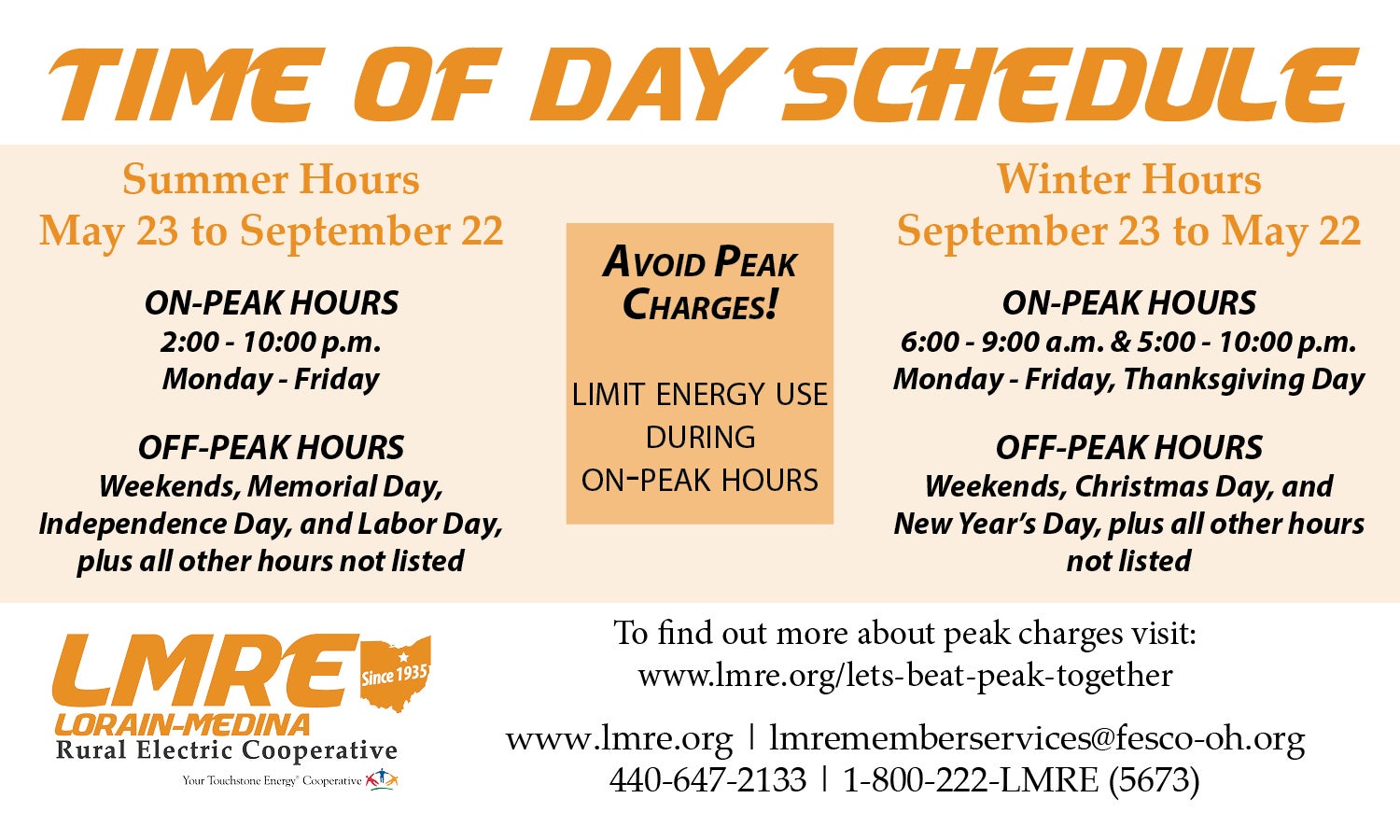 Cooperative Rebates For LMRE Members Lorain Medina Rural Electric Cooperative Rebates For LMRE Members Lorain Medina Rural Electric